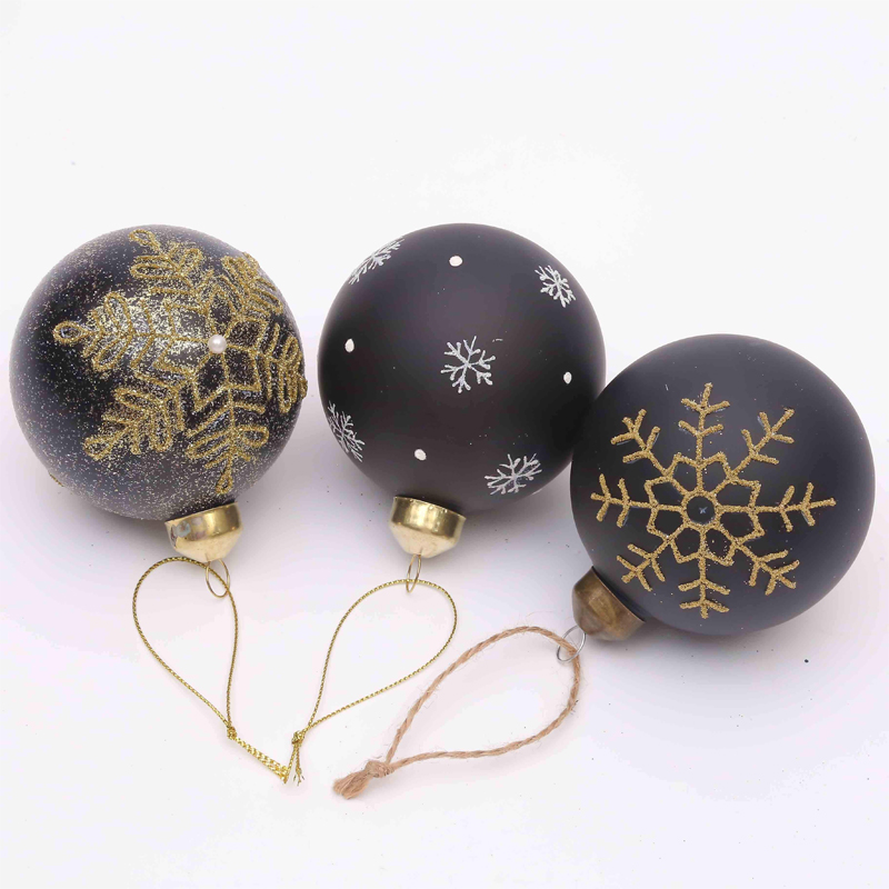 Christmas glass ball decorations